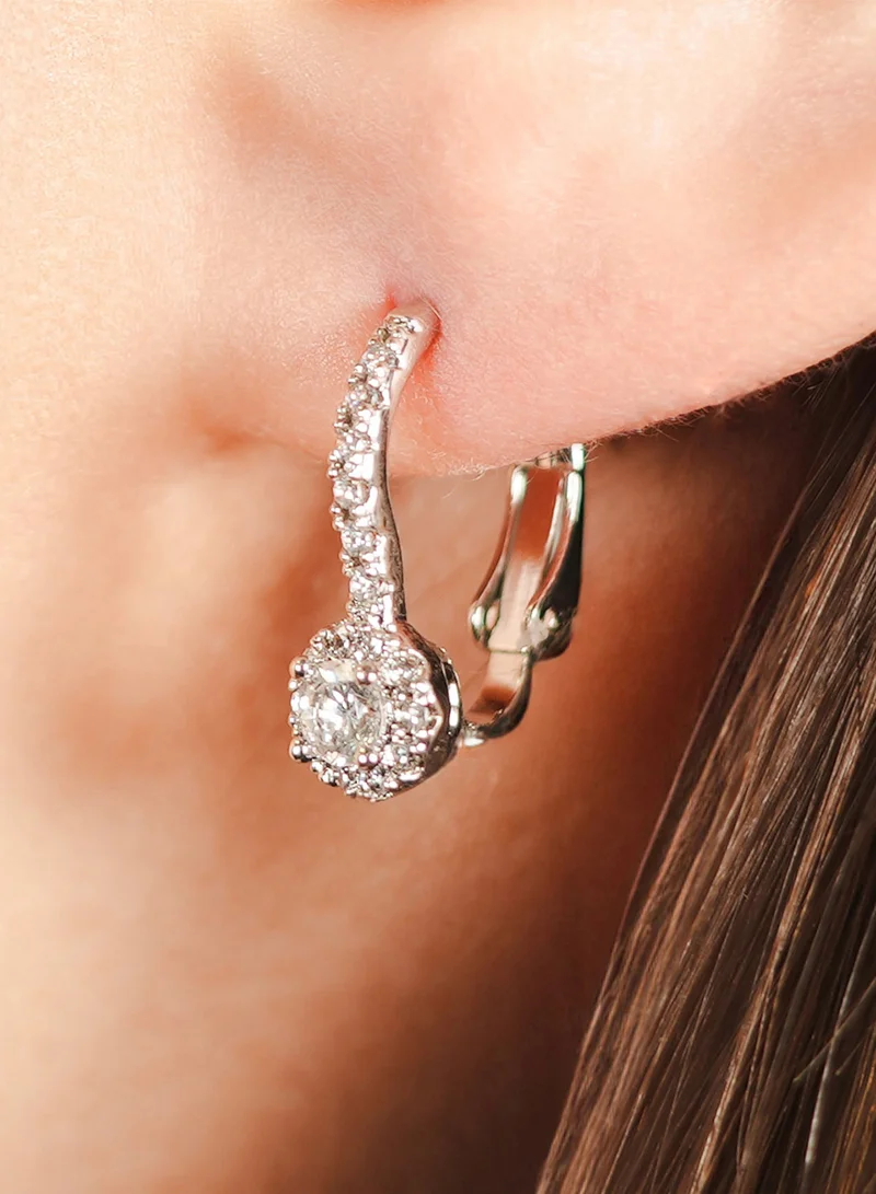 BUCKLEY LONDON Pave Drop Earring