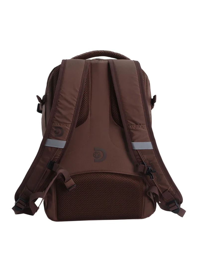 Discovery Discovery Outdoor 23L Backpack  Brown for Adventure, Durable Lightweight Water Resistant Multi-Compartment Bag for Men Women Hiking Trekking Camping Travel