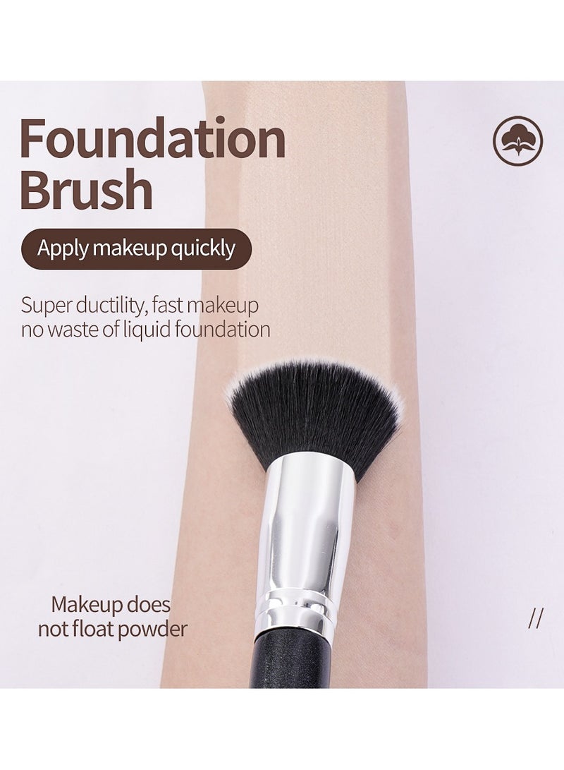 MAANGE Foundation Brush For Liquid Makeup Flat Top Kabuki Synthetic Professional Makeup Brushes Liquid Blending Mineral Powder Buffing Stippling Makeup Tools - Image 5