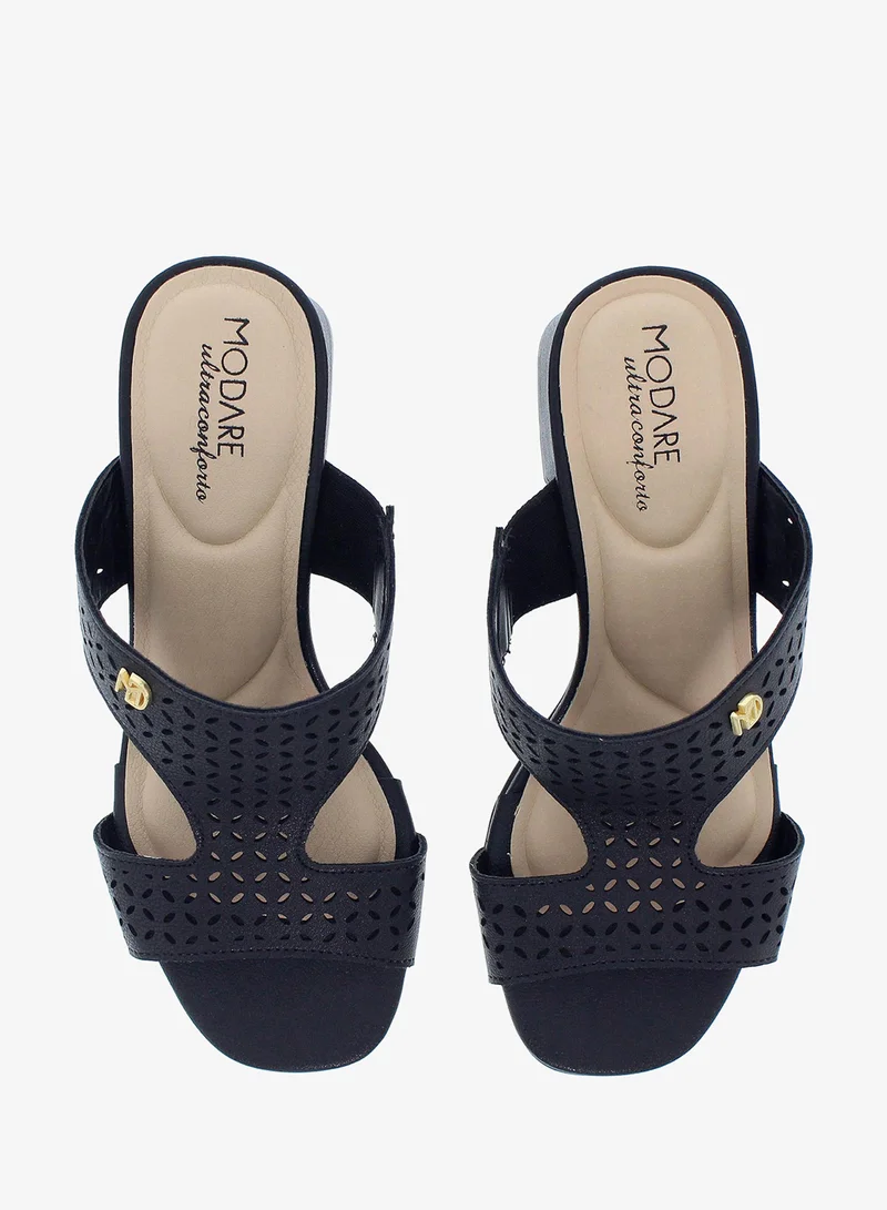 Modare Black Modare Women’s Flat Summer Footwear – Lightweight Slip-On Comfort with Stylish Casual Design for Women | Best Price UAE