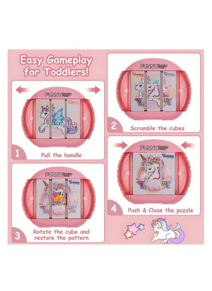 Generic NIGOSIWO 3x3 Unicorn Rotating Puzzle for Kids - 1 Pack  - Image 3