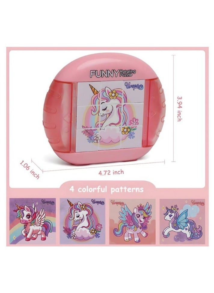 Generic NIGOSIWO 3x3 Unicorn Rotating Puzzle for Kids - 1 Pack  - Image 2