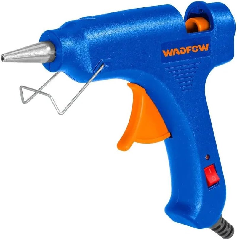 WADFOW WGL1603-8 80W Hot Melt Glue Gun, 7 mm Stick Diameter - Image 1