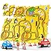 Bennol Puzzle Tracks Car Toys Gifts for 3 4 5 Year Old Boys 48PCS Puzzle Racer Cars Play Set for Kids Ages 35 46 Toys Gifts for 3 4 5 Year Old Boys Puzzle Racer Kids Car Track Set - Image 2
