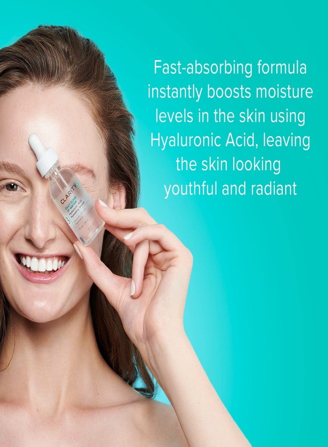 ClarityRx Daily Dose of Water Hyaluronic Acid Serum for Face, Natural, Plant-Based Daily Anti Aging Hydrating Serum Treatment for Dry, Dull Skin, No Parabens, All Skin Types - Image 2