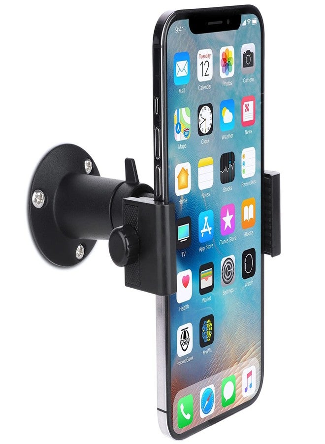 iTODOS Wall Mount Phone Holder Bracket with 360°Adjustable Mount for iPhone/Nexus/LG Smart Phones and GPS Navigator,Compatible with 3.5~6.5inch Width - Image 1