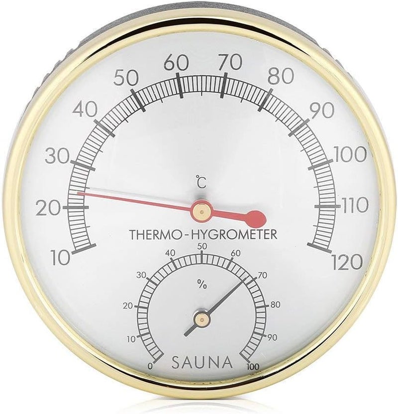 klarako Sauna Thermometer, Sauna Hygrometer, Multifunctional 2 In 1 Sauna Thermometer And Hygrometer For Measuring Temperature And Humidity In Houses Offices Workshops Schools And More - Image 1