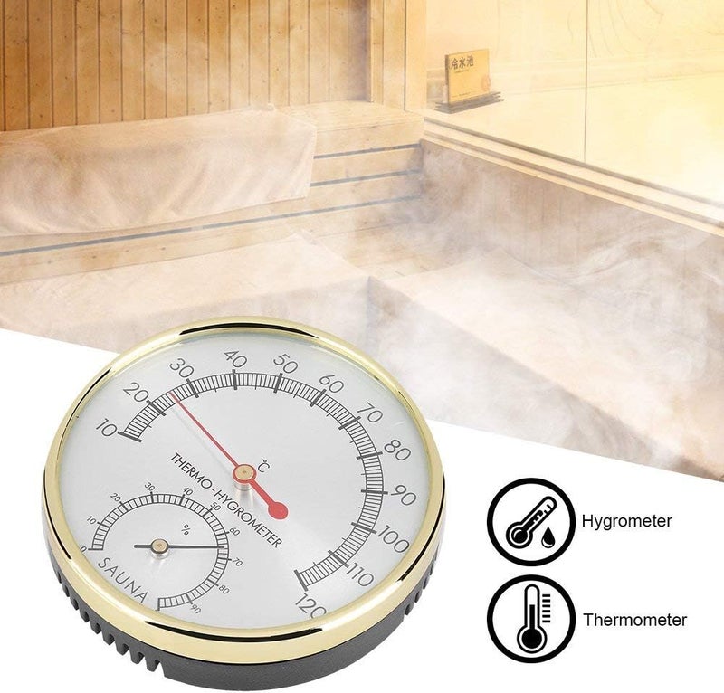 klarako Sauna Thermometer, Sauna Hygrometer, Multifunctional 2 In 1 Sauna Thermometer And Hygrometer For Measuring Temperature And Humidity In Houses Offices Workshops Schools And More - Image 4