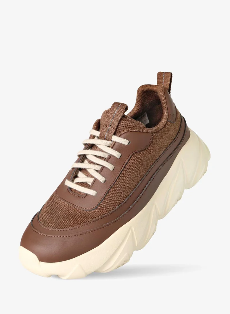 DUOZOULU BR Ripple Wool Runner Sneaker