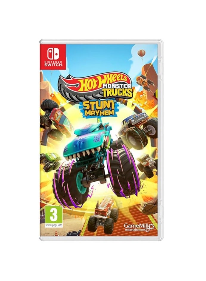 H120 Hot Wheels Monster Trucks Stunt Mayhem - Nintendo Switch - Original - Image 1