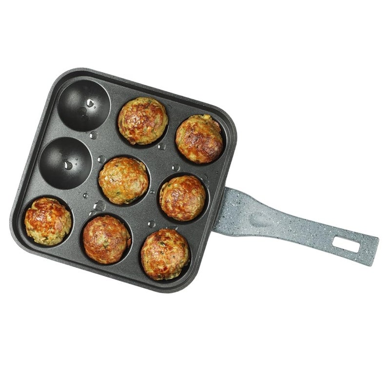 PREMIER Non Stick Astral Paniyaram Square pan 9 Cavity with Glass Lid - Image 2