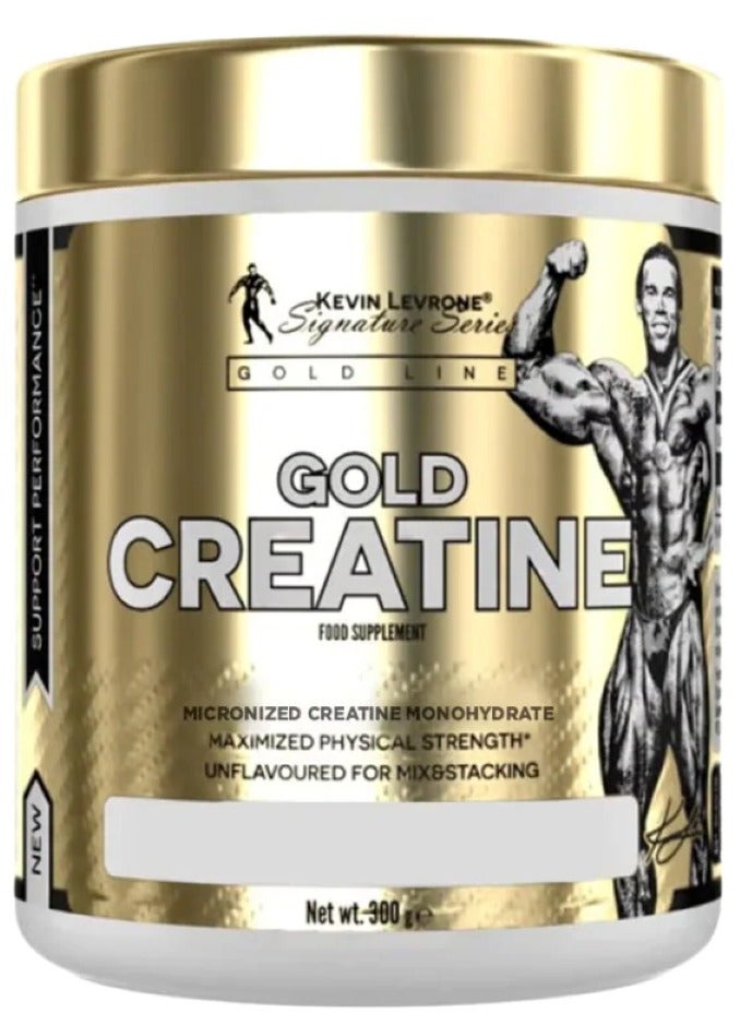 KEVIN LEVRONE Gold Creatine Blue Raspberry 300g, 60 Servings - Image 1