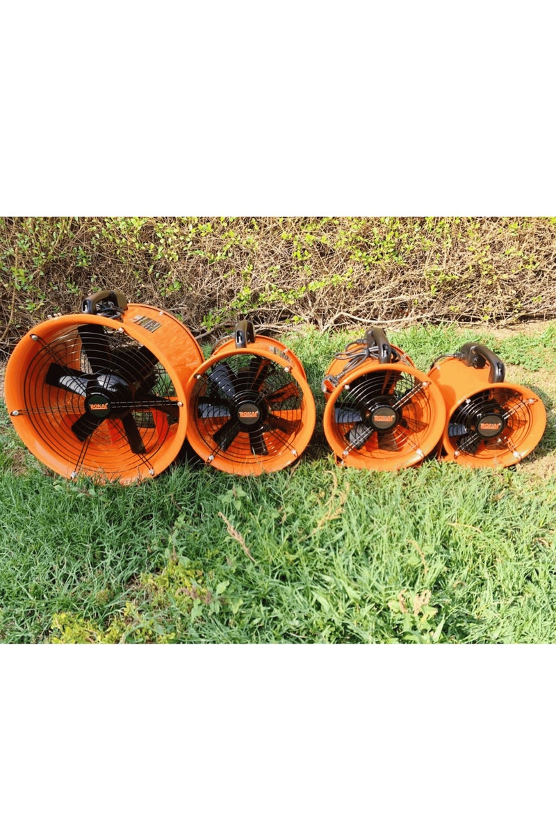BONAI 10" Industrial Ventilation Fan, 350W Portable Blower, 2900RPM, 45m³/min Airflow, High Static Pressure, for Workshop, Warehouse, and Construction Sites, BN-HK51 - Image 3