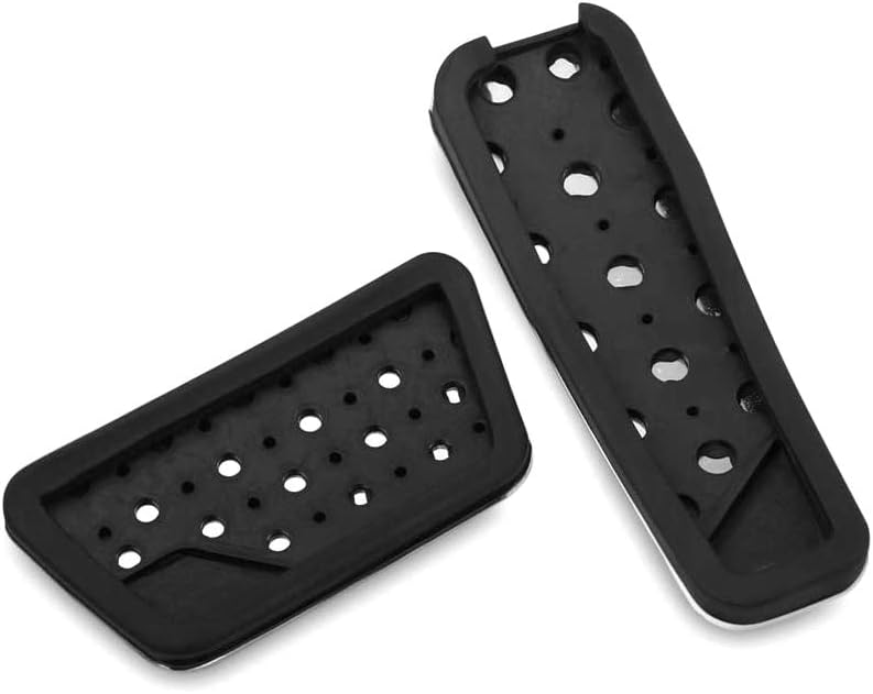 Keptrim Trusted all-purpose quality for Charger Challenger Chrysler Stainless Accelerator Gas Brake Pedal Pad Kit for 2009-2019 Dodge Challenger Charger Chrysler300, Red 2pcs Market diverse application fit - Image 4