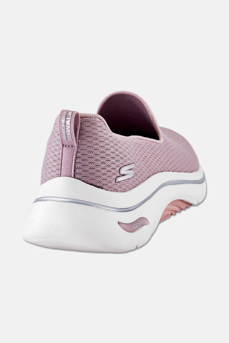 SKECHERS أحذية نسائية أرش فيت 2,0 سليب أون جو ووكينج، لون اللافندر - Image 3