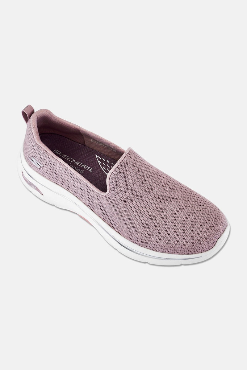 SKECHERS أحذية نسائية أرش فيت 2,0 سليب أون جو ووكينج، لون اللافندر - Image 1