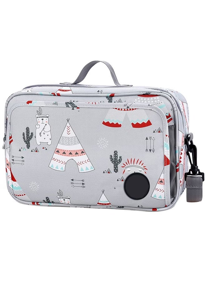 Baby Diaper Caddy Bag - Diaper Caddy Tote Baby Stroller Bag Nursery Storage Bin for Diapers, Wipes & Toys Mini Diaper Bag for Outdoor - Image 2