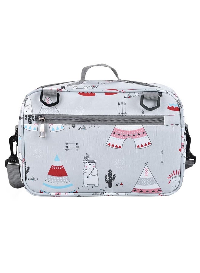 Baby Diaper Caddy Bag - Diaper Caddy Tote Baby Stroller Bag Nursery Storage Bin for Diapers, Wipes & Toys Mini Diaper Bag for Outdoor - Image 4