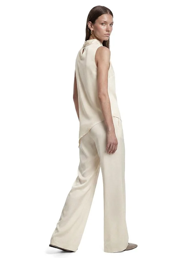Koton  Asymmetric Sleeveless Satin Blouse for Women | Best Price UAE