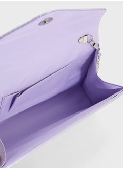 Ella Limited Edition Pleated Embellished Clutch Bag  - Image 5