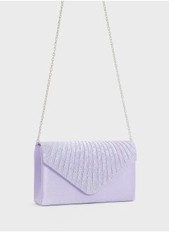 Ella Limited Edition Pleated Embellished Clutch Bag  - Image 3