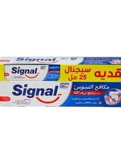Signal Signal Toothpaste Cavity Fighter 120 Ml + Toothpaste Cavity Fighter 25 Ml Free  - Image 2