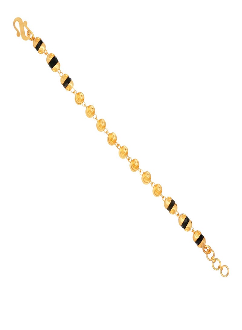 Malabar Gold and Diamonds 22 KT 916 Purity Gold Bracelet HTBR075  - Image 2