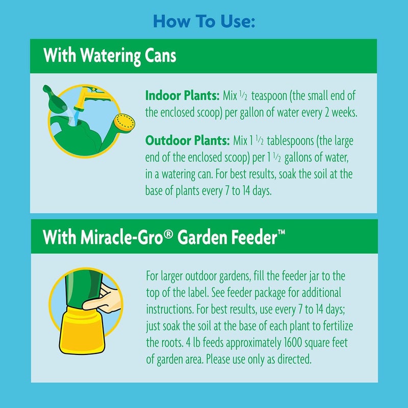 Miracle-Gro Miracid Acid-Loving Plant Food, 4 lb - Image 3
