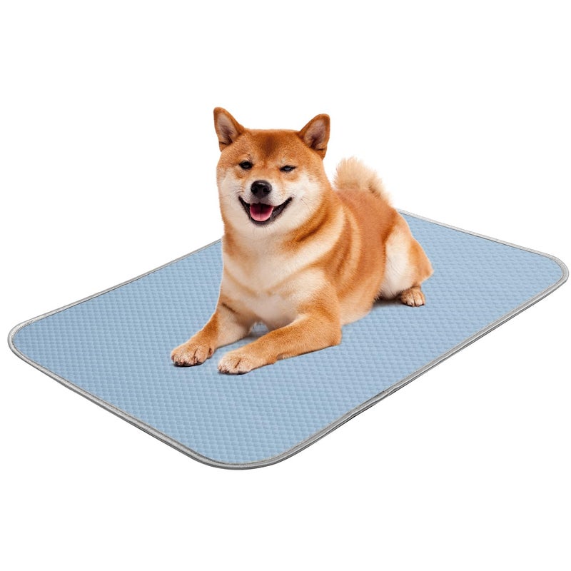 Buvlnee Summer Dog Cooling Mat Washable Ice Silk Self Cool Pad for Small Medium Large Dogs and Cats, Pet Sleeping Pad for Crate, Bed, Indoor & Outdoor Floor, Car Seats - Image 1
