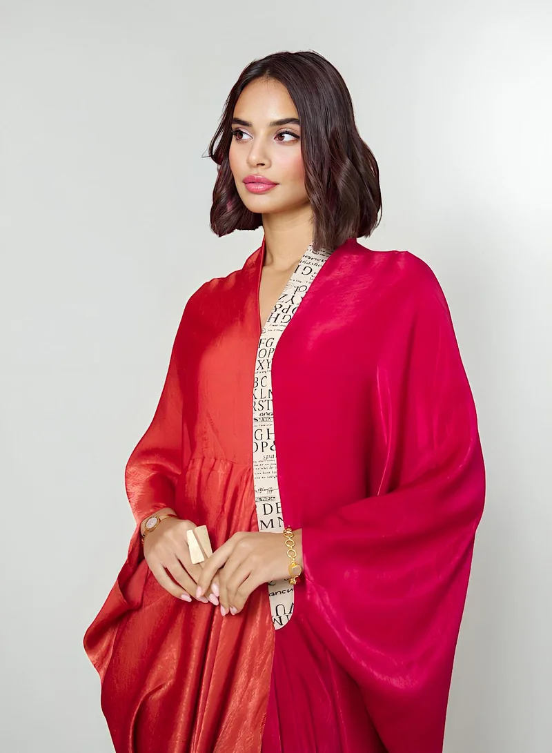 إكستاسي Dual shade kaftan