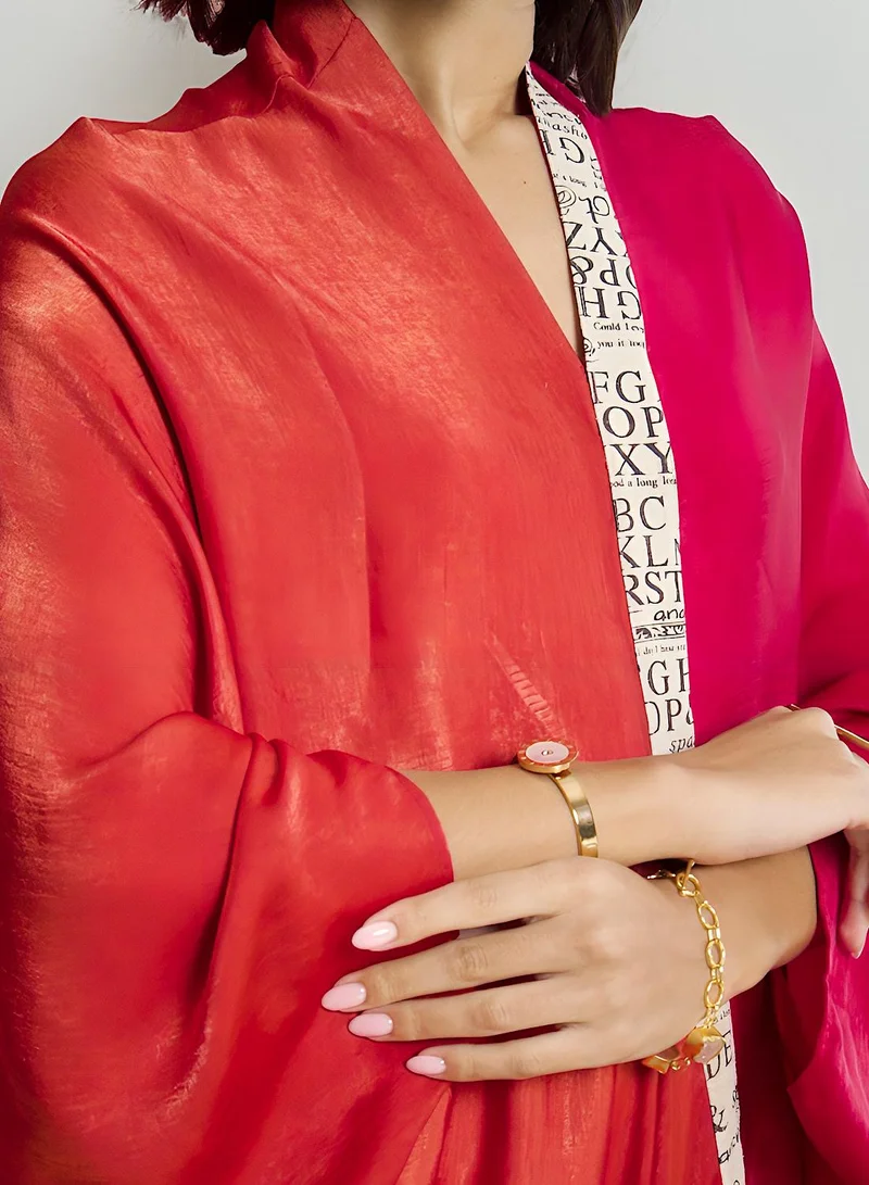 إكستاسي Dual shade kaftan