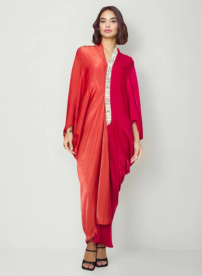 ECSTACY Dual shade kaftan