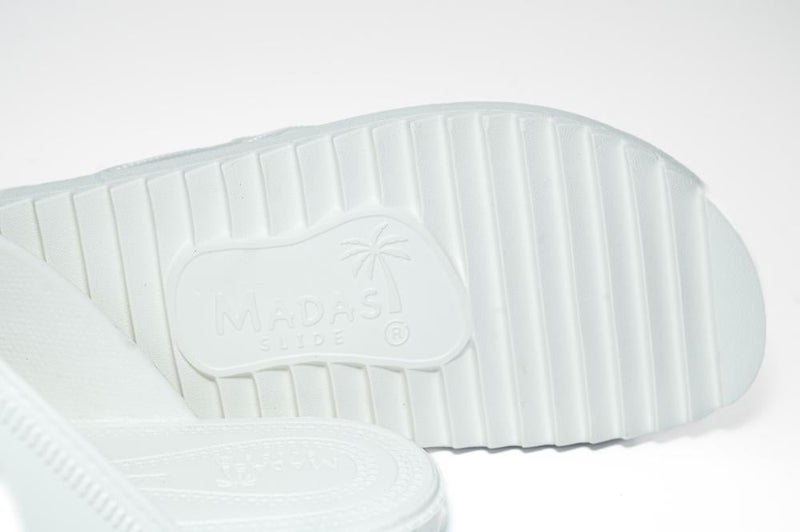 Madas White Slide Waterproof Beach Slides - Unisex - Image 3