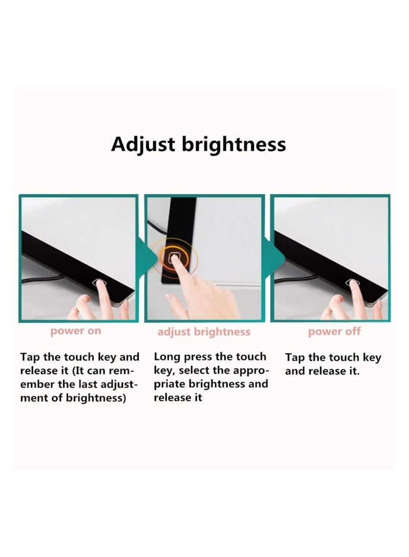 Beauenty LED Pad for Diamond Painting A4 Light Box of Rhinestone Embroidery USB LED Tracing for Artists Drawing Sketching Animation Designing Stencilling (LED pad) - Image 4