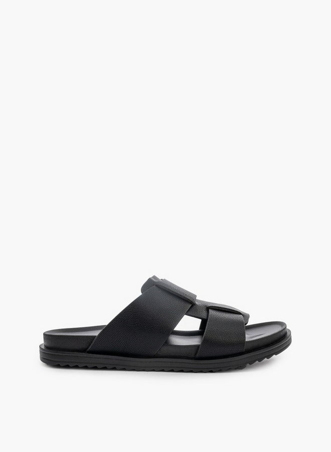 LBL by Shoexpress Textured Slip-On Comfort Sandals  - Image 3