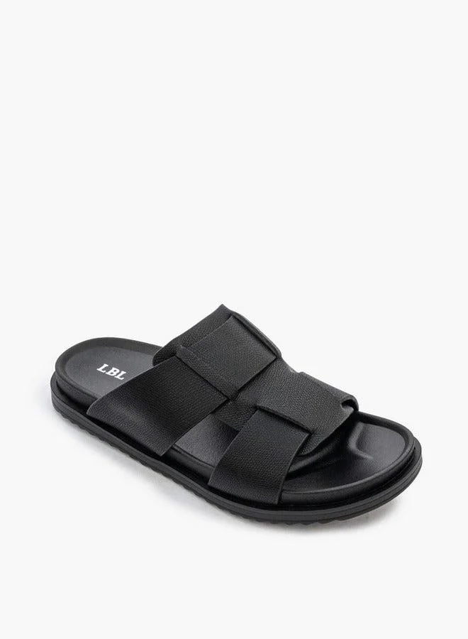 Textured Slip-On Comfort Sandals