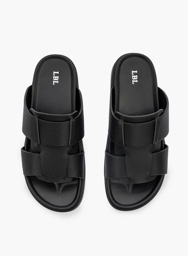 LBL by Shoexpress Solid Slip-On Comfort Sandals - Image 3