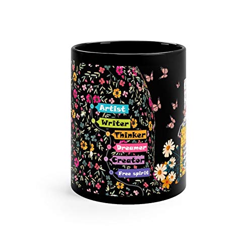 TAJNAN Writer Printed Tea/Coffee Mug (300ml) (Think Write Pure Black) - Image 3