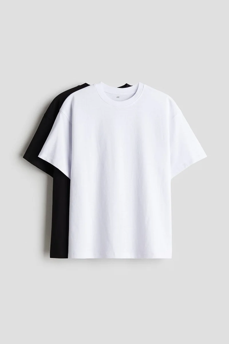 H&M 2-pack oversized T-shirts