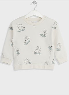 Kids Skate Printed Sweatshirt