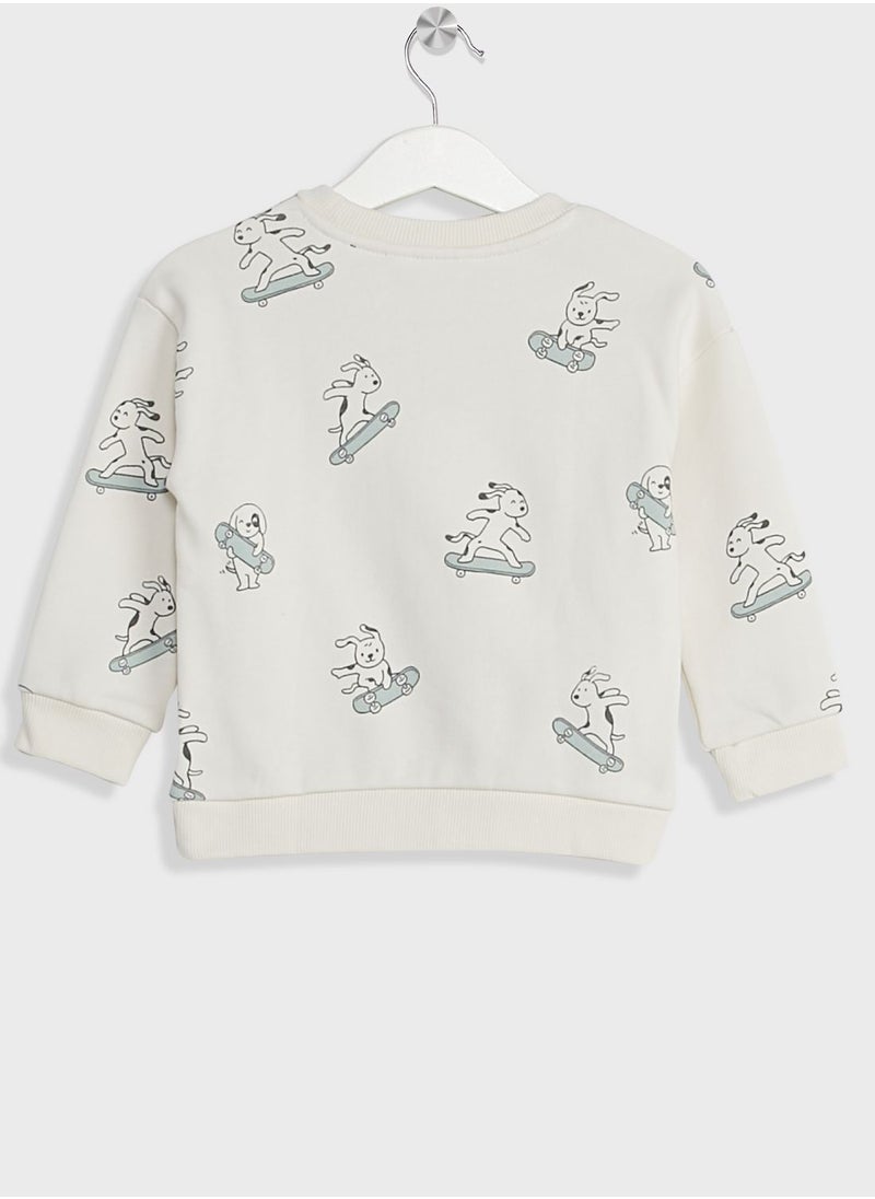 MANGO - Kids Skate Printed Sweatshirt - Image 1