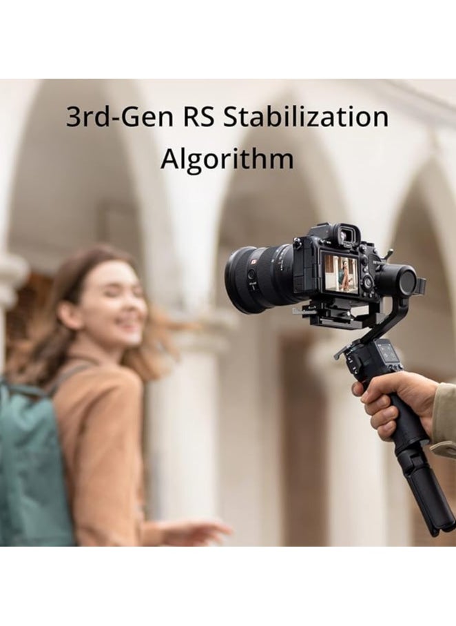 dji DJI RS 3 Mini - 3-Axis Mirrorless Gimbal Lightweight Stabilizer for Canon/Sony/Panasonic/Nikon/Fujifilm, Bluetooth Shutter Control, Native Vertical Shooting, UAE Version with Official Warranty Support  - Image 3