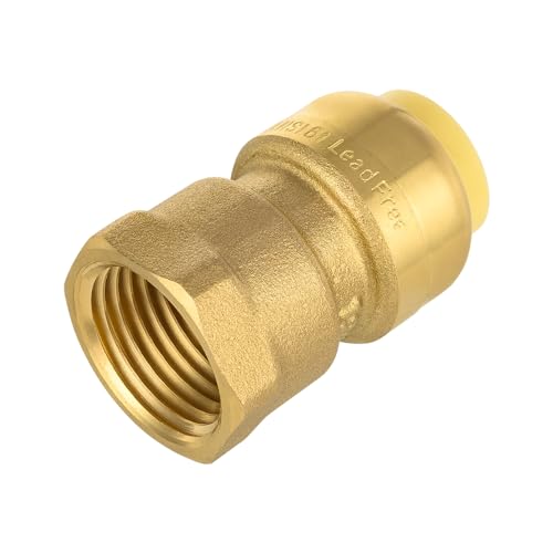 EFIELD Pack of 4 EFIELD Push fit 12 Inch MaleFemale NPT Adapter Brass Fittings Push to Connect Pex Copper CPVC with a Disconnect ToolPF189 - Image 3