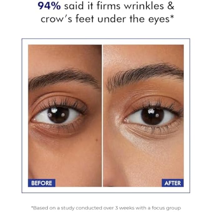 CONSCIOUS CHEMIST كريم تحت العين بالريتينول والبيبتيد مع رولر تدليك مهدئ | رول أون تحت العين للهالات السوداء، الخطوط الدقيقة والعيون المنتفخة | للنساء والرجال | 15 مل - Image 2