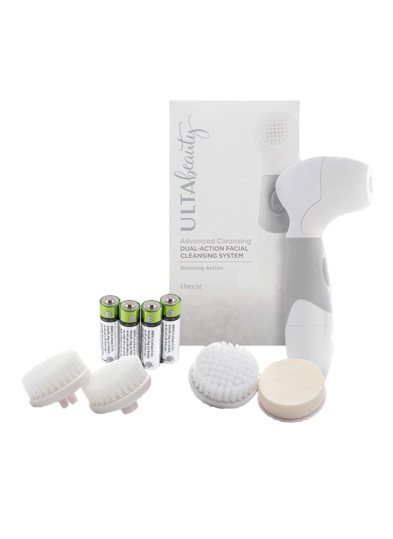 Ulta Beauty - ULTA Beauty Advanced Cleansing Dual-Action Facial Cleansing System and One Set Replacement Brushes - Image 1