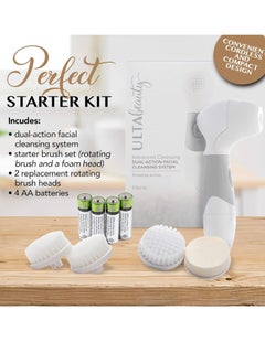 Ulta Beauty ULTA Beauty Advanced Cleansing Dual-Action Facial Cleansing System and One Set Replacement Brushes  - Image 2