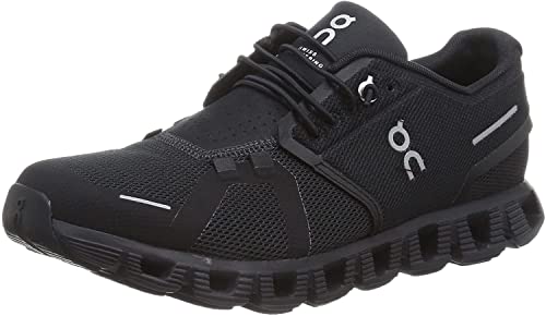 On Men's Cloud 5 Sneakers, Black/Black, 11.5 - Image 1