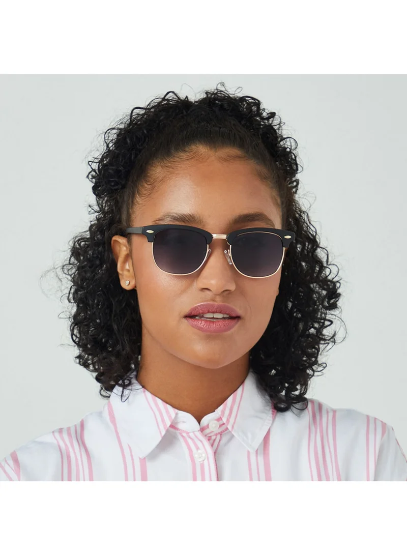 Blackout BlackOut by eyewa Linea Unisex Sunglasses, Gray/Green
