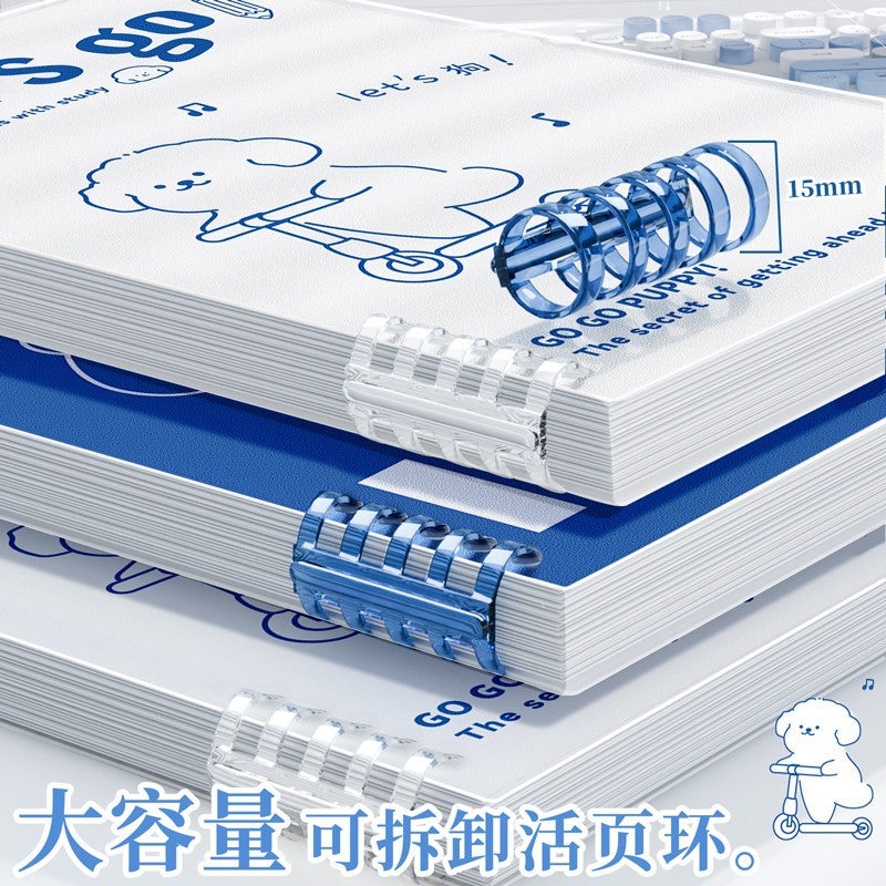 A5 Loose-Leaf Notebook B5 Detachable Inner Core Diary Horizontal Line Loose-Leaf Book For College Students Creative Trendy - Image 5