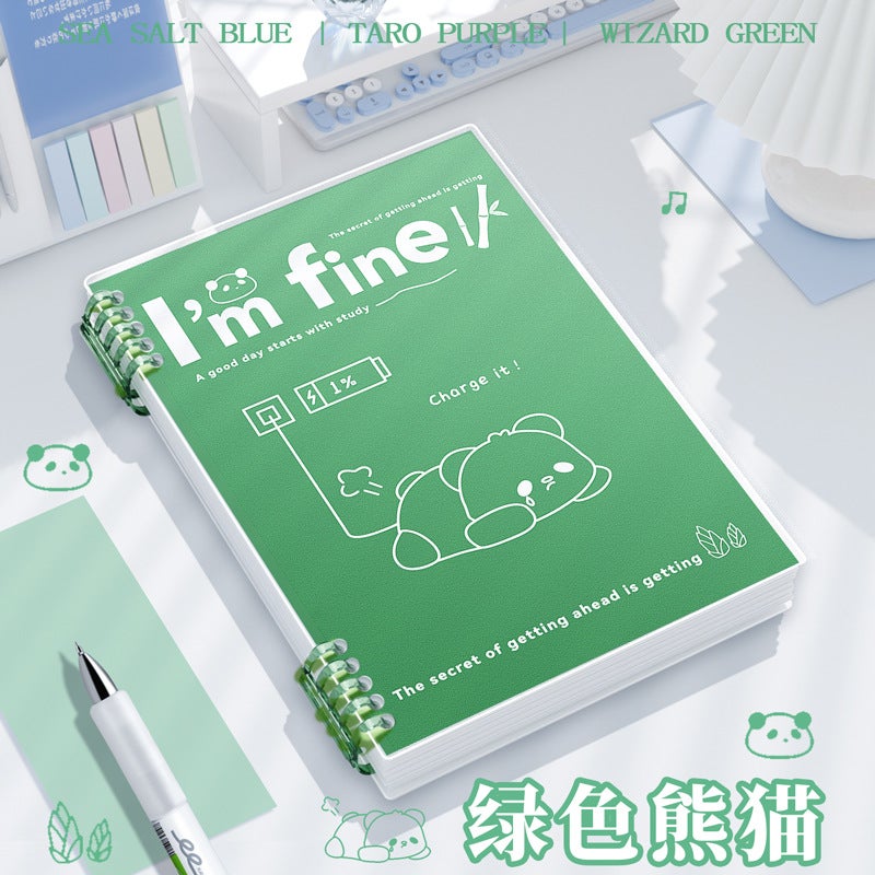 A5 Loose-Leaf Notebook B5 Detachable Inner Core Diary Horizontal Line Loose-Leaf Book For College Students Creative Trendy - Image 1